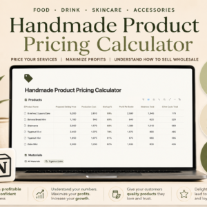Handmade Product Pricing Calculator